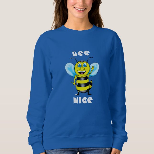 Bee Nice Sweatshirt féminine (Devant)