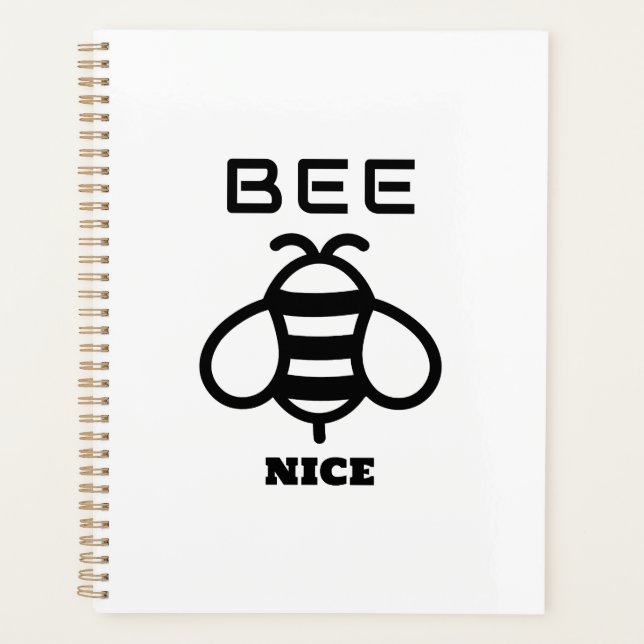 Bee Nice with Minimal Design Planer (Vorderseite)