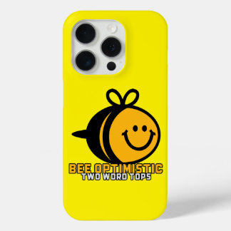 Bee Optimiste T.W.T Bumble Bee Apple Coque