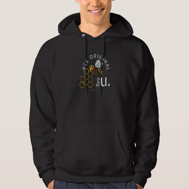 Bee originelle Bee für Männer und Frauen Hoodie (Vorderseite)