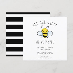Bee Our Guest Moving Faire-part