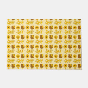 Bee Painting Ideas Fußmatte