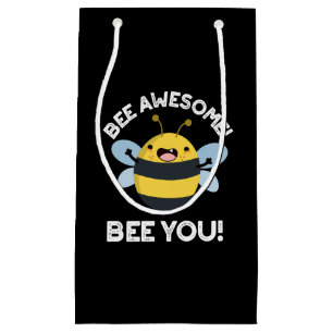 Bee Phantastisch Bee you Positive Insect Pun Dark Kleine Geschenktüte