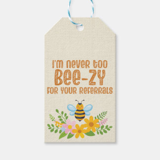 Bee POP BY für Verkäufer, Honey Referrals Geschenkanhänger