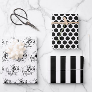 Bee Positive Geschenkpapier-Set Geschenkpapier Set