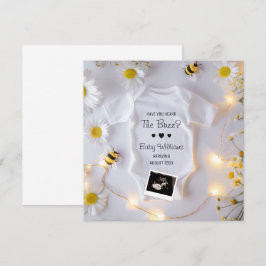 Bee Pregnancy Faire-part Médias sociaux