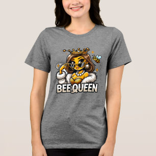 Bee Queen   Britische Kunst Tri-Blend Shirt