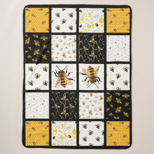 Bee Quilt Sherpadecke