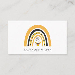 Bee Rainbow Business Card Visitenkarte