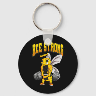 Bee Strong Gym Fitness Bodybuilding Schlüsselanhänger