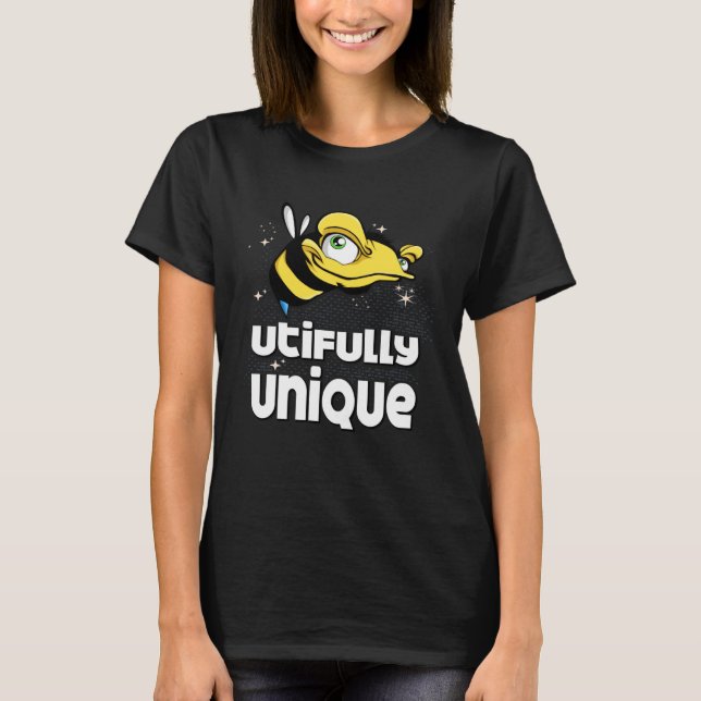 Bee utifully unique  Beekeeper Bee T-Shirt (Vorderseite)