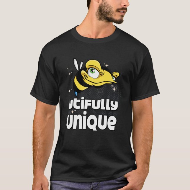 Bee utifully unique  Beekeeper Bee T-Shirt (Vorderseite)