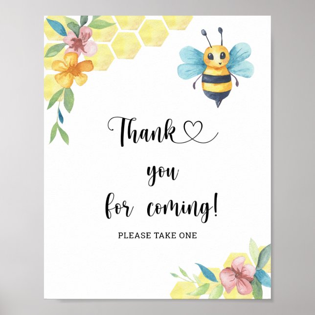 Bee \ Vielen Dank für Ihr Kommen Poster (Vorne)
