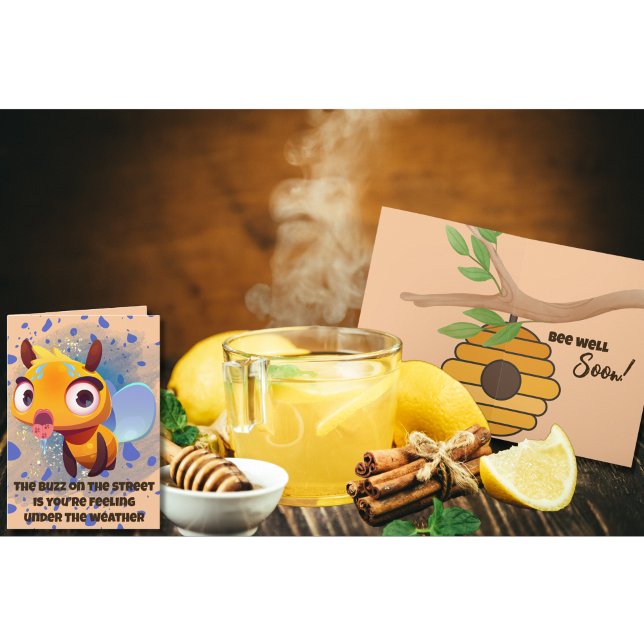 Bee well bald gut werden karte (Von Creator hochgeladen)