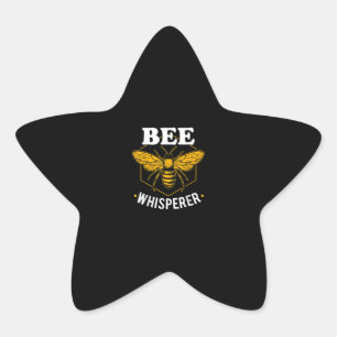 Bee Whisperer Funny Gift for Beepers Stern-Aufkleber