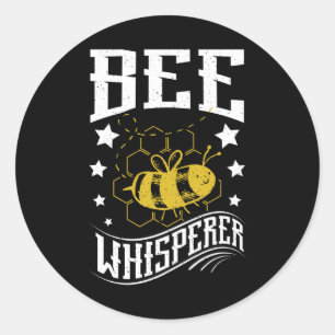 Bee Whisperer Runder Aufkleber