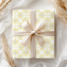 Bee Yellow und Gray Geometric