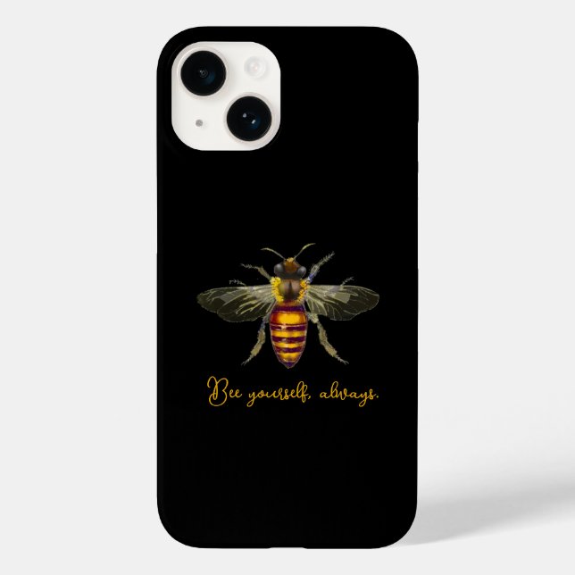 Bee Yourself  Case-Mate iPhone 14 Hülle (Rückseite)