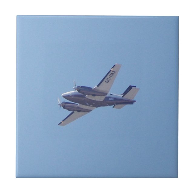 Beech B90 King Air Fliese (Vorderseite)
