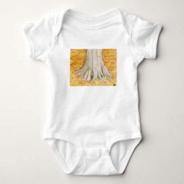 Beech Feet Baby Strampler (Vorderseite)