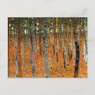 Beech Forest by Gustav Klimt Kunst, Dichtung und M Postkarte