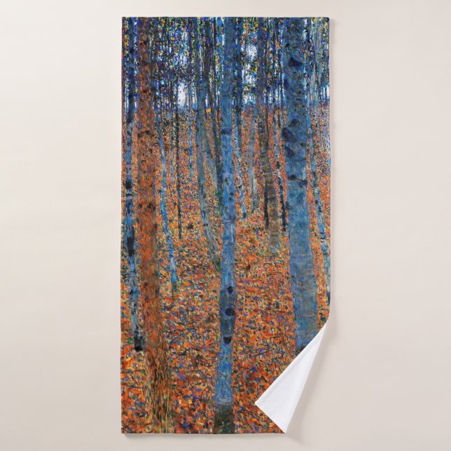 Beech Grove, Gustav Klimt (Serviette de bain)