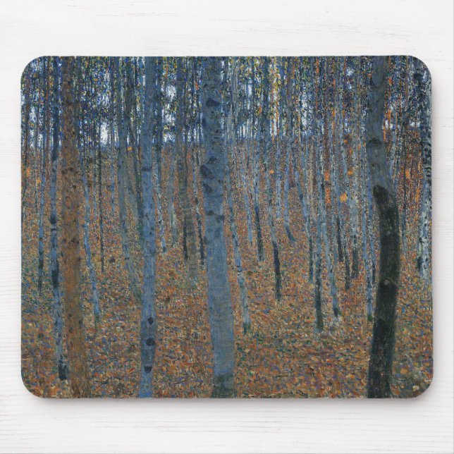 Beech Grove I von Gustav Klimt Malerei Mousepad (Vorne)