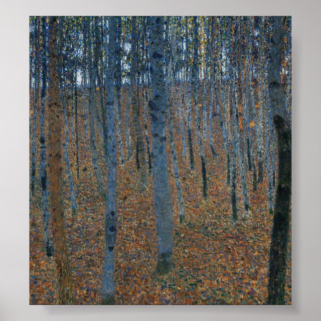 Beech Grove I von Gustav Klimt Poster (Vorne)