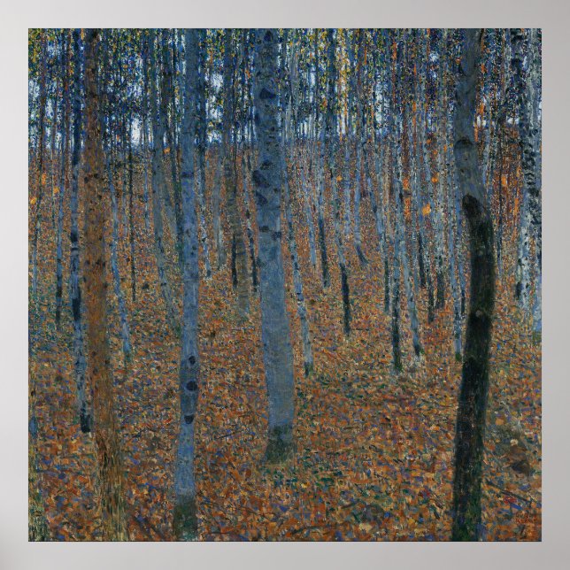 Beech Grove I von Gustav Klimt Poster (Vorne)