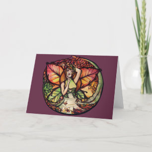 Beech Tree Fairy Nature Lovers Karte