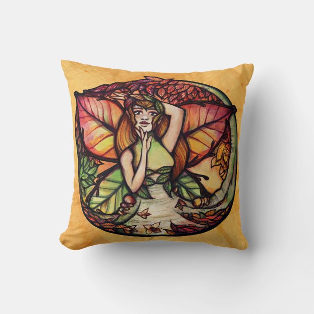 Beech Tree Fairy Nature Lovers Kissen (Vorderseite)