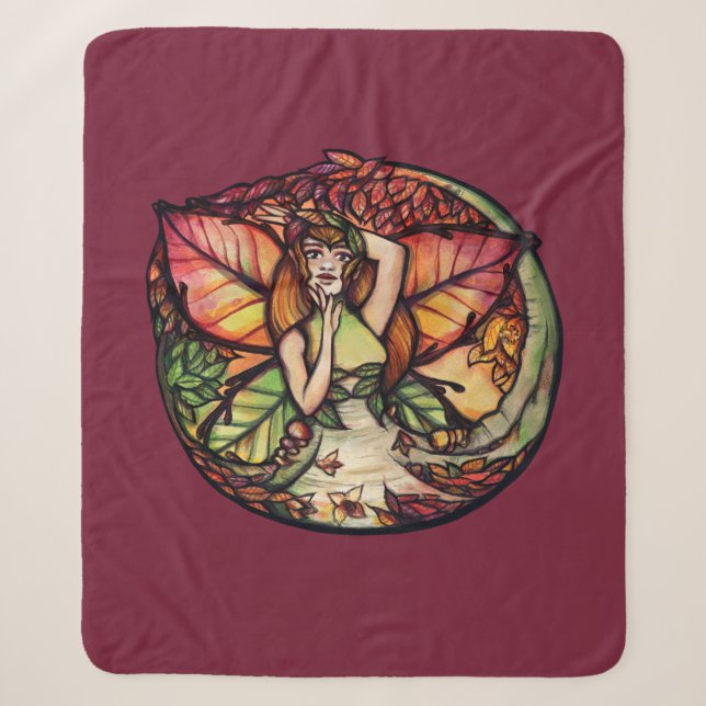 Beech Tree Fairy Nature Lovers Sherpadecke (Vorderseite)