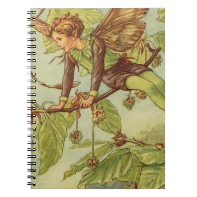 Beech Tree Fairy von Vision Studio Notizblock (Vorderseite)