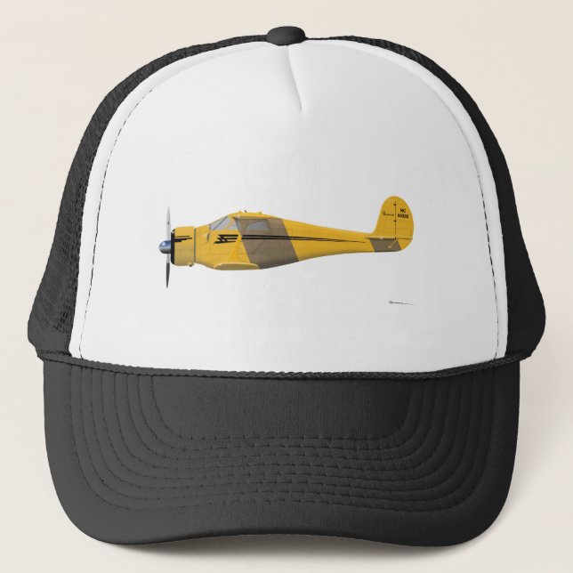 Beechcraft D-17 Staggerwing Truckerkappe (Vorderseite)