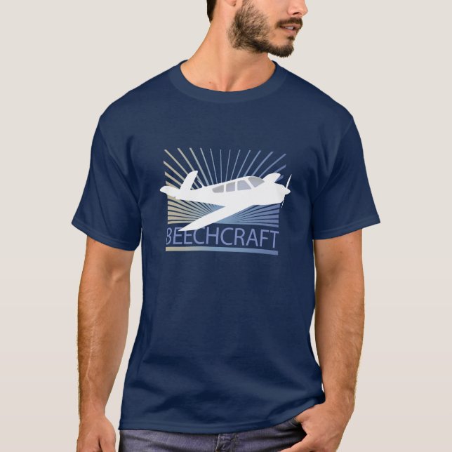 Beechcraft Flugzeuge T-Shirt (Vorderseite)