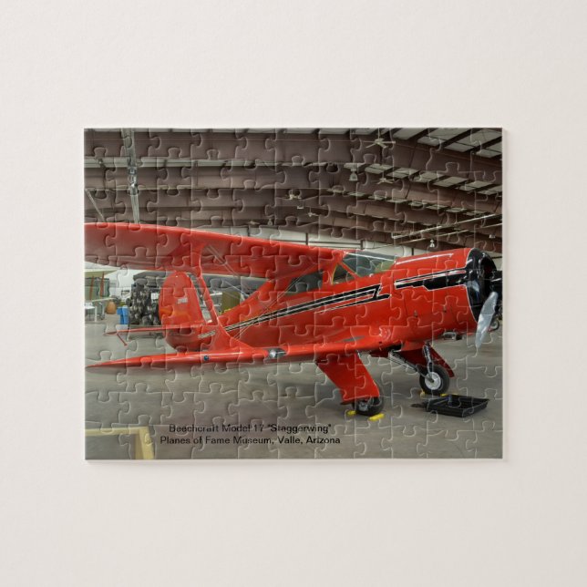 Beechcraft Modell 17" Staggerwing" - Puzzle (Horizontal)
