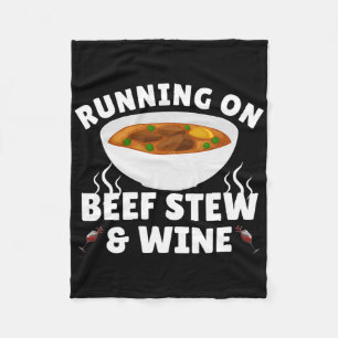 Beef Stew Wine Family Dinner Erntedank Christma Fleecedecke