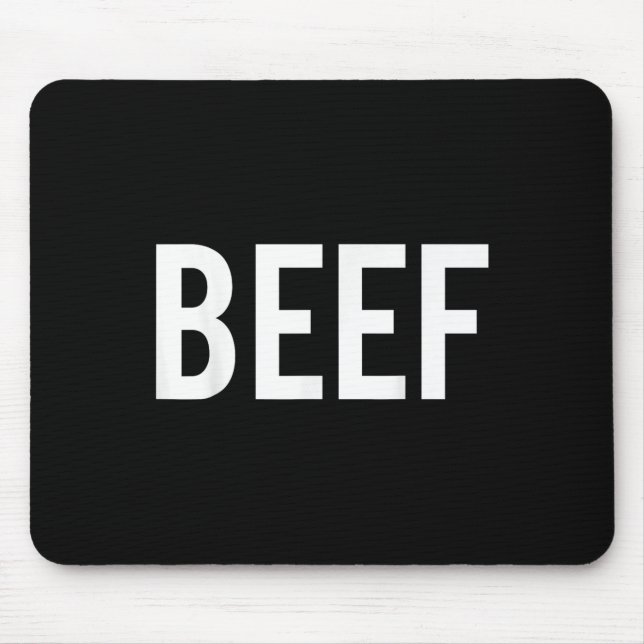 Beef T Shirt - Coole neue Grillen Funny Cheap Mousepad (Vorne)