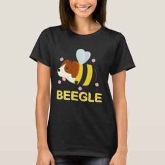 Beegle Beagle Bee  Dog Pun Cute T-Shirt