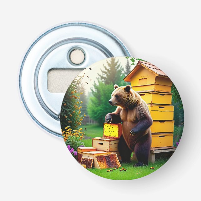 Beehive Bear Bottle Opener Flaschenöffner (Vorderseite)