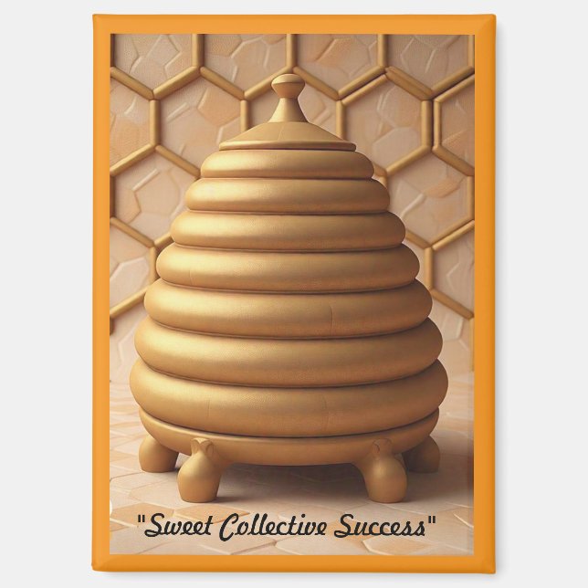 "Beehive Golden Dreams" Magnet (Vorderseite)