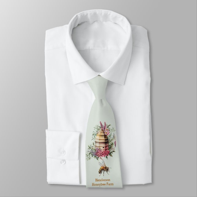 Beehive Honeybee Cravate d'entreprise (Attaché)