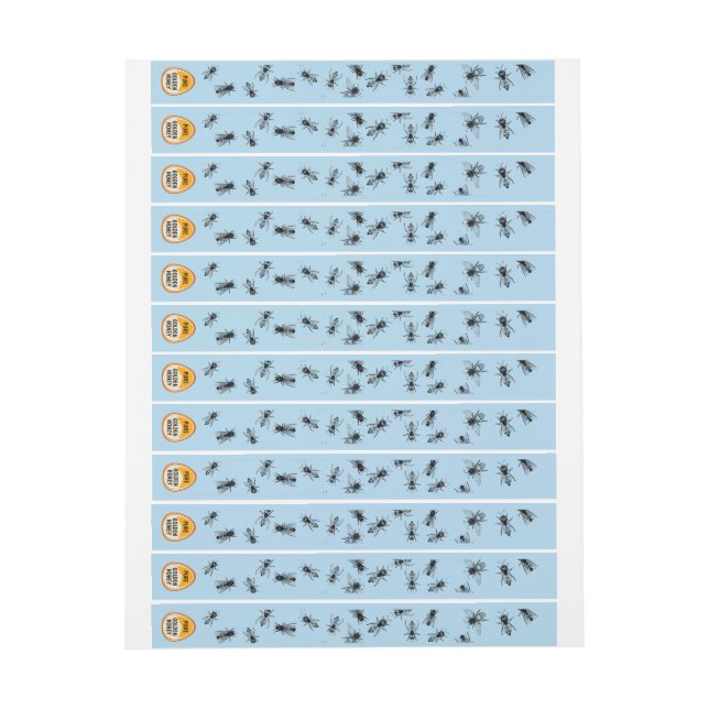 Beehive Tamper-proof Security Siegel Cornflower Bl (Bogen)