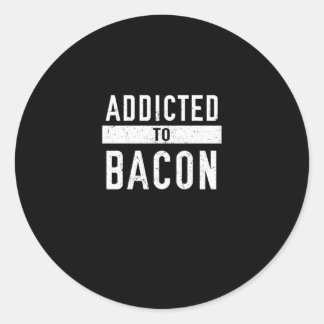 Beehrt von Bacon Funny Bacon Lover Runder Aufkleber