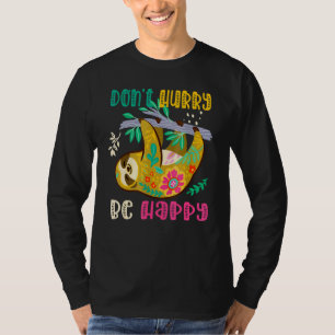 Beeilen Sie sich, um das Fliegen des Sloth Wander- T-Shirt
