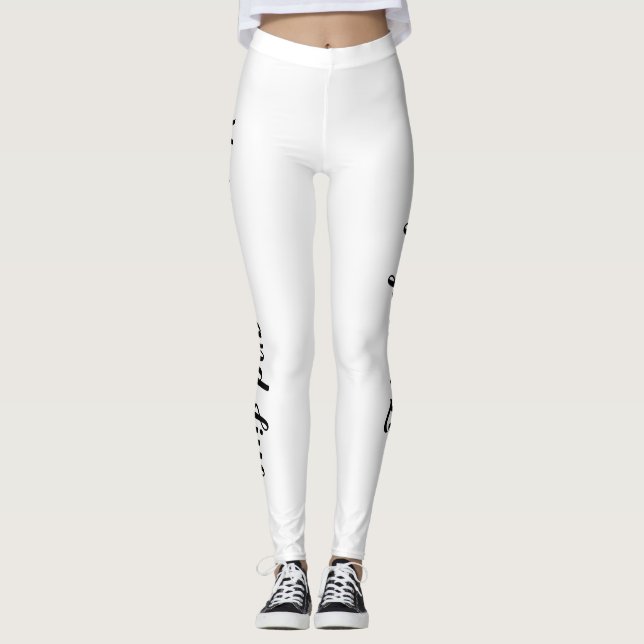 Beeilen Sie sich und leben Sie die Multimedia-Legg Leggings (Vorderseite)