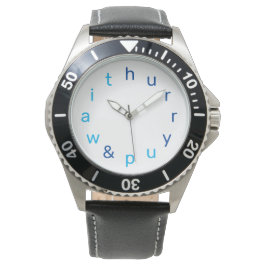 Beeilen Sie sich und warten Sie Armbanduhr