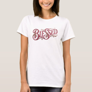 Beeindruckende BLESSED Kunstwerk Kreation T-Shirt