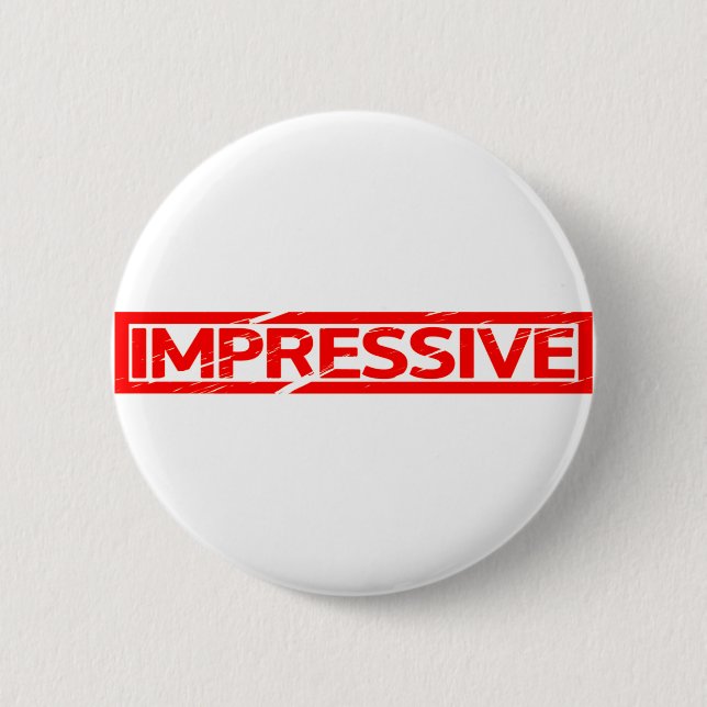 Beeindruckende Briefmarke Button (Vorderseite)
