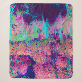 Beeindruckende Lila und heiß rosa Landschaft Sherpadecke